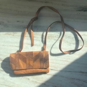 lucky brand leather crossbody puse handbag